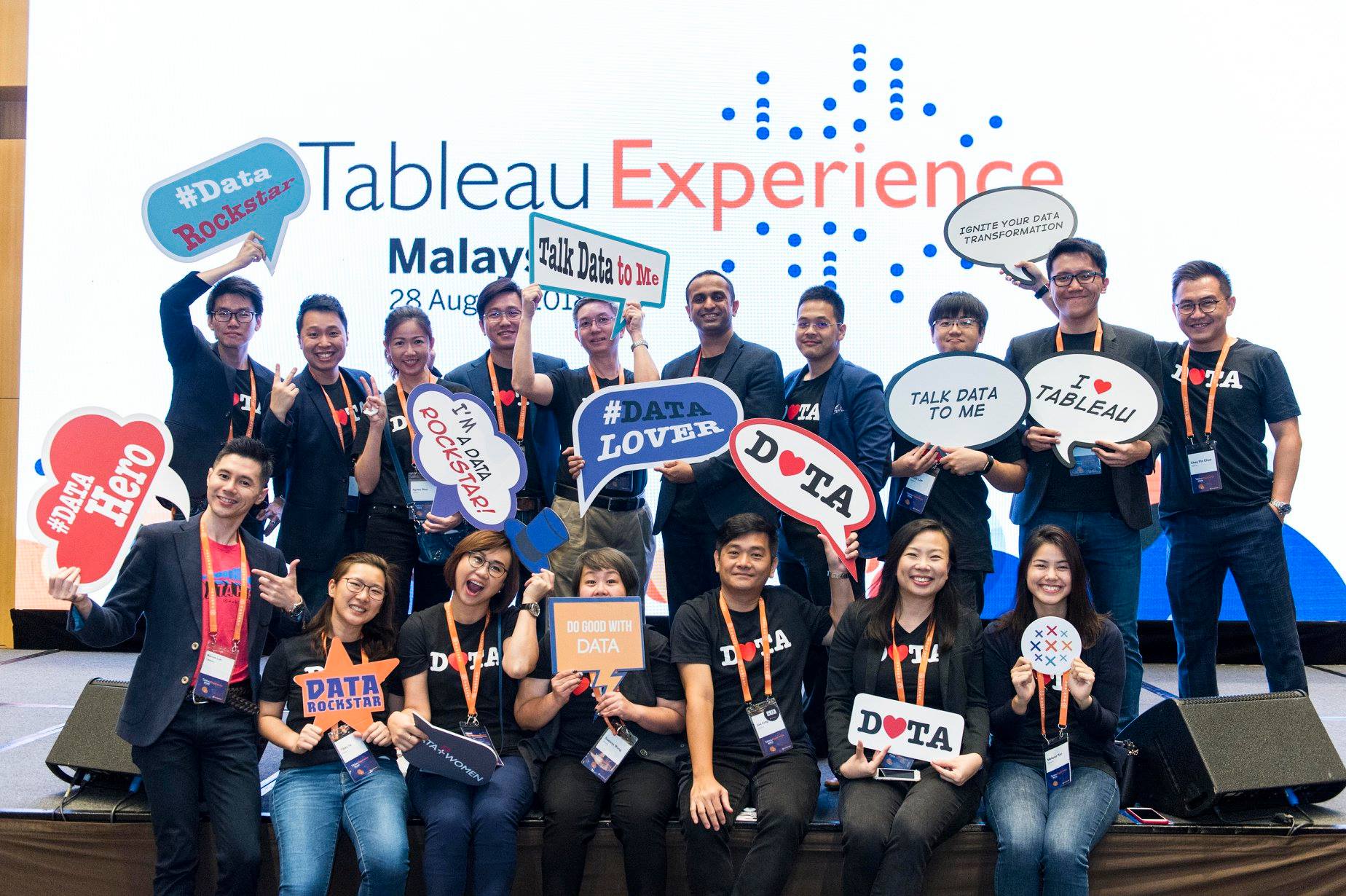 2018 Tableau Experience Malaysia, the coolest event for data lovers.